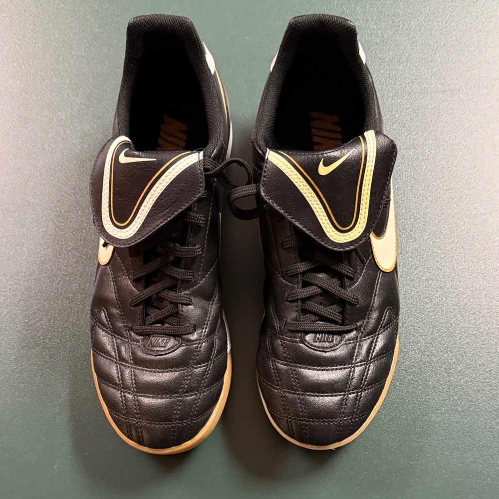 Women’s Nike Black and Gold Athletic Shoes